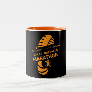 Välgörenhetsmaraton PR-evenemangsvaror Två-Tonad Mugg