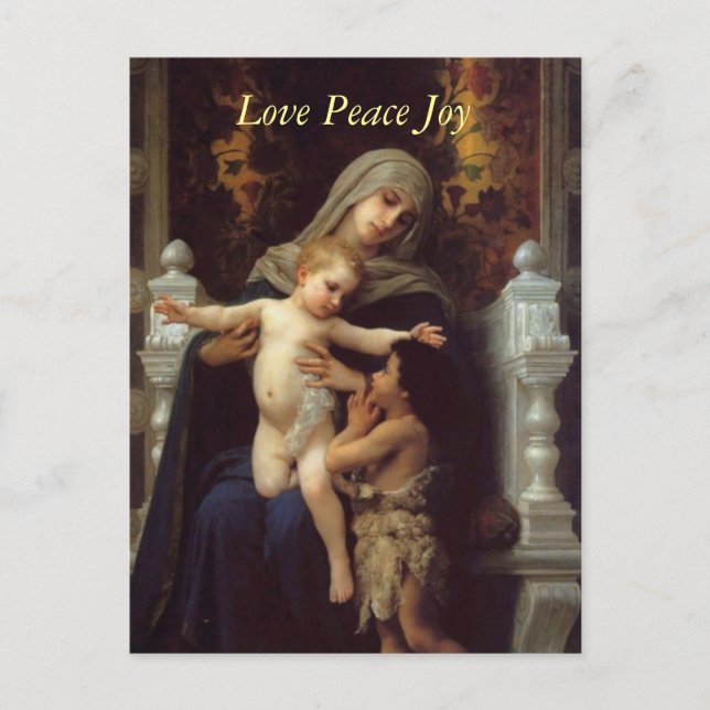 Välgörenhetsorganisationen Bougeureau, julklapp Helg Vykort (Framsida)