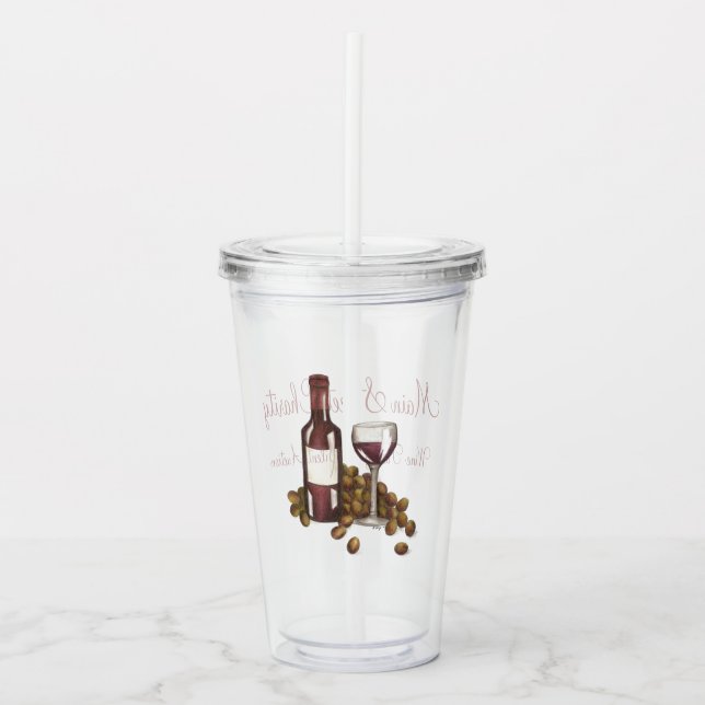 Välgörningshändelse för provsmakning av glas i Red (Framsida)