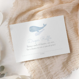 Välgvete under Sea Baby Shower Diaper Raffle Tilläggskort