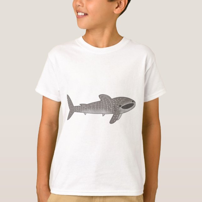 Valhaj från Cute lycklig T Shirt (Framsida)