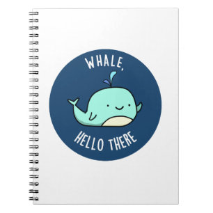 Valhaj Hej Där Rolig Val Puns Anteckningsbok