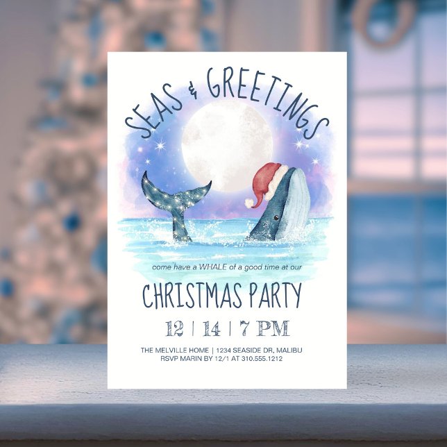 Valhaj Jul Sjö Nautilus Julfest Inbjudningar (Skapare uppladdad)