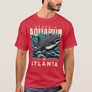Valhaj Oceanliv Atlanta Souvenir Art vintage T Shirt