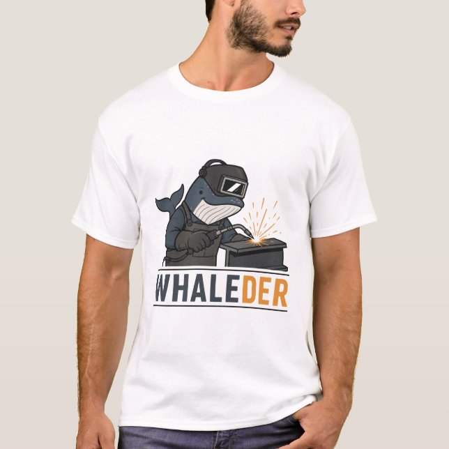 Valhaj – Roligt Valhajar Svetsare Skämt T Shirt (Framsida)
