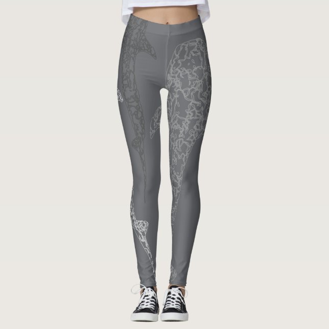 Valhajdamasker Leggings (Framsida)