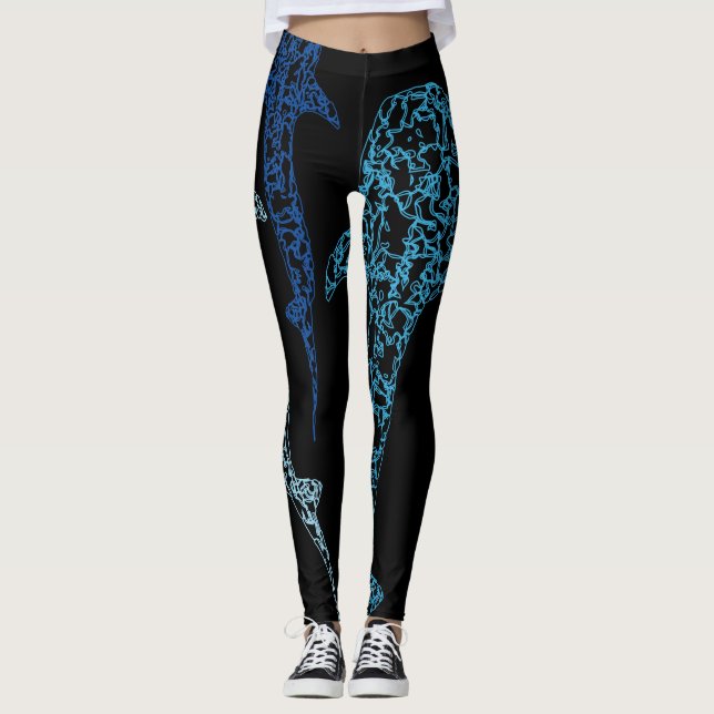 Valhajdamasker Leggings (Framsida)