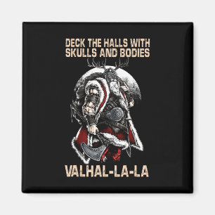 Valhalla-la Dekorera Salarna Med Skallar Och Kropp Magnet
