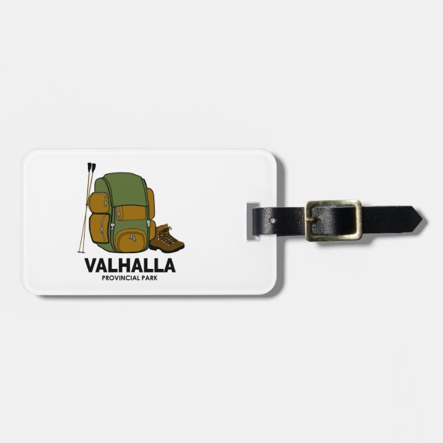 Valhalla Provincial Park Backpack Bagagebricka (Horisontell Framsida)