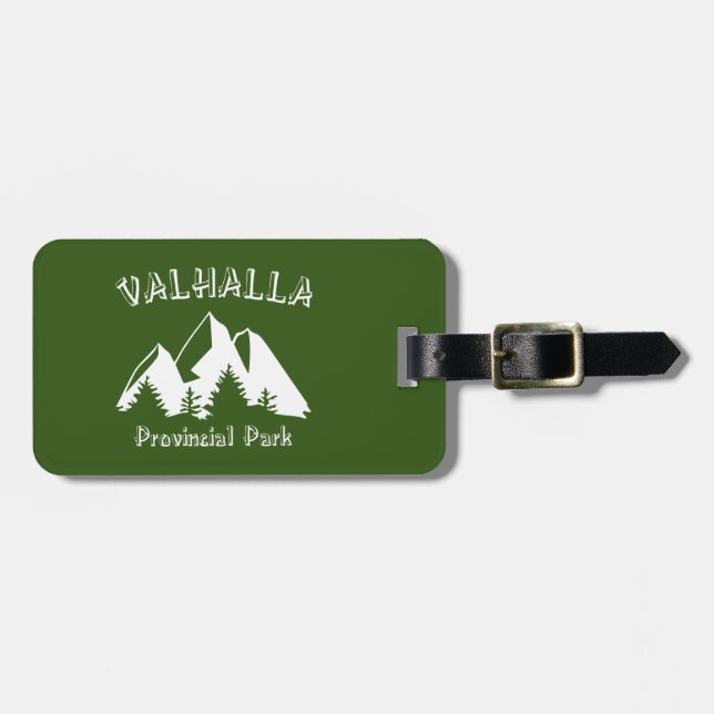 Valhalla Provincial Park Bagagebricka (Horisontell Framsida)