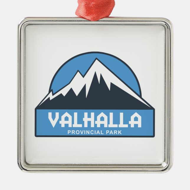 Valhalla Provincial Park Julgransprydnad Metall (Framsidan)