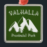 Valhalla Provincial Park Julgransprydnad Metall<br><div class="desc">Valhalla Provincial Park i British Columbia Canada ligger på västern Slocan Sjö,  norr om både Slocan och Castlegar,  och omfattar större delen av Valhalla-området kring Selkirk-bergen.</div>