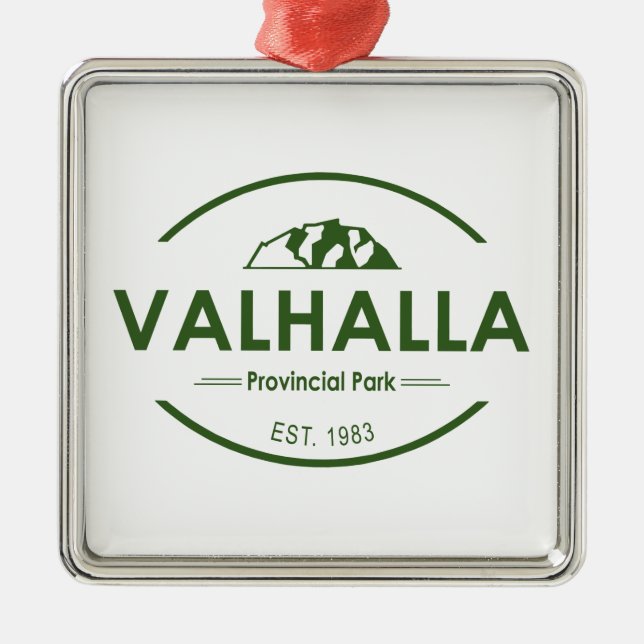 Valhalla Provincial Park Julgransprydnad Metall (Framsidan)