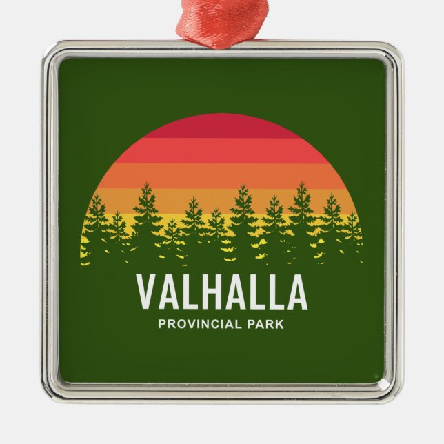 Valhalla Provincial Park Julgransprydnad Metall (Framsidan)