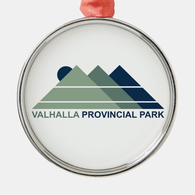 Valhalla Provincial Park Mountain Sun Julgransprydnad Metall (Framsidan)