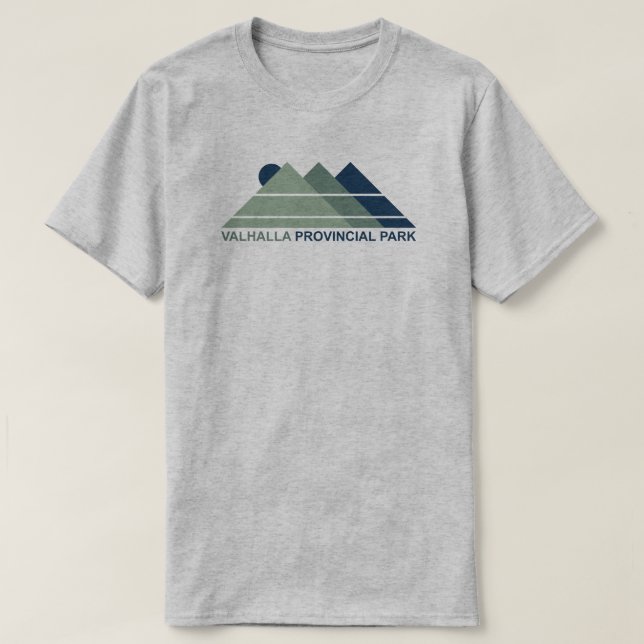 Valhalla Provincial Park Mountain Sun T Shirt (Design framsida)