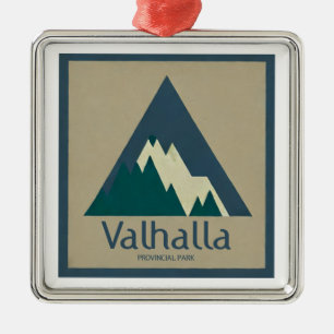 Valhalla Provincial Park Rustic Julgransprydnad Metall