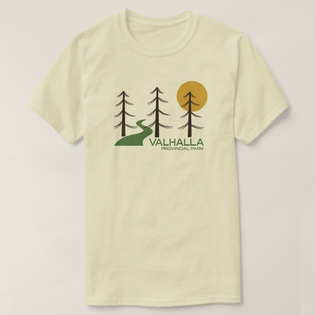 Valhalla Provincial Park Trail T Shirt (Design framsida)