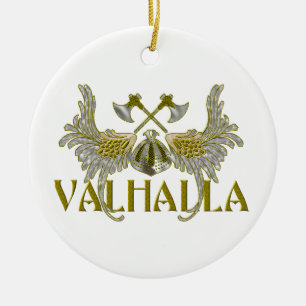Valhalla prydnad julgransprydnad keramik