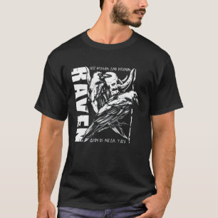 Valhalla Raven Ravens Odin s Runes Norse Compass V T Shirt