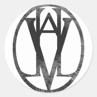 Valhalla Seal Black Runt Klistermärke