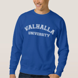 Valhalla universiteten högskolan i Ring Lång Ärmad Tröja