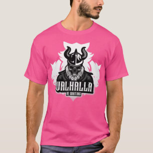 Valhalla väntar på att se varger Odin krigare säge T Shirt