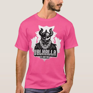 Valhalla väntar på att se varger Odin krigare säge T Shirt