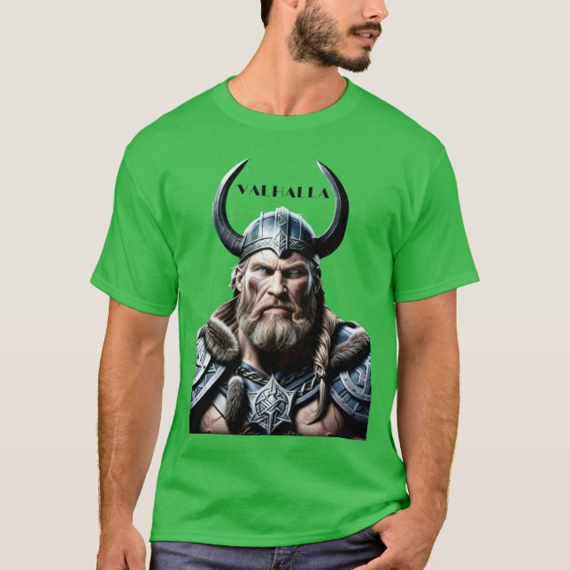 Valhalla Viking : Visa pridet Valhalla Viking T Shirt (Framsida)