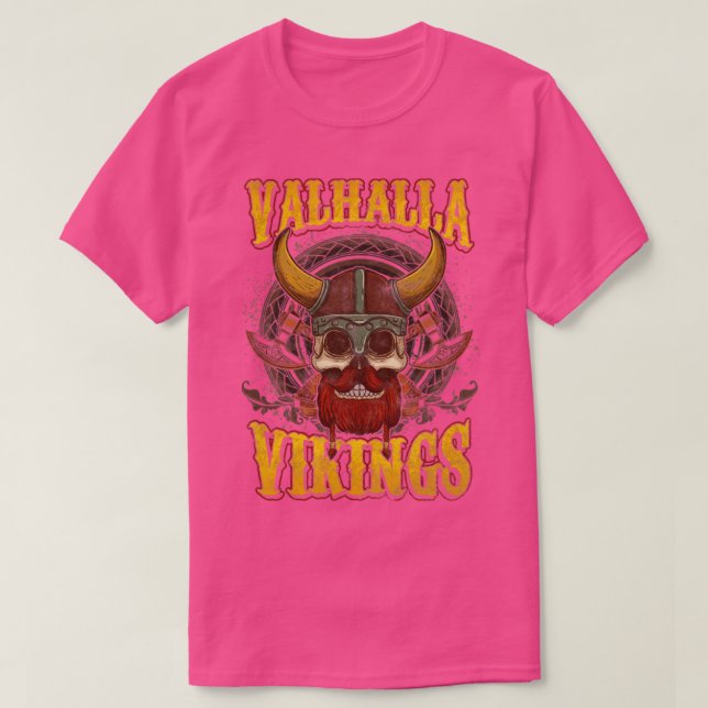 Valhalla Vikings T Shirt (Design framsida)