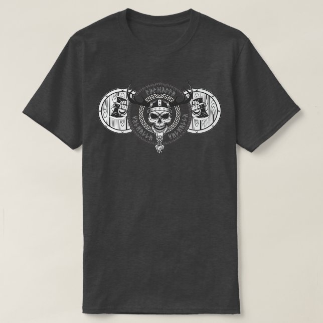 Valhalla Vikings T Shirt (Design framsida)