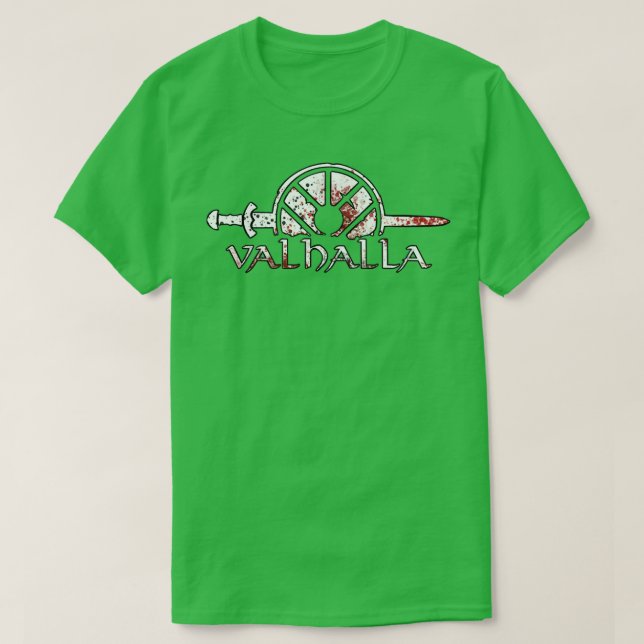 Valhalla warrior t shirt (Design framsida)