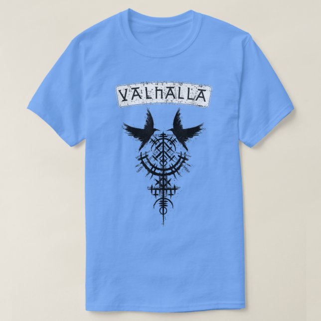 Valhalla Warriors Berserker Vikings Odin Ragnar 13 T Shirt (Design framsida)