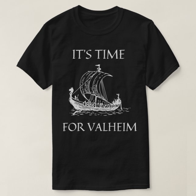 Valheim-tid T Shirt (Design framsida)