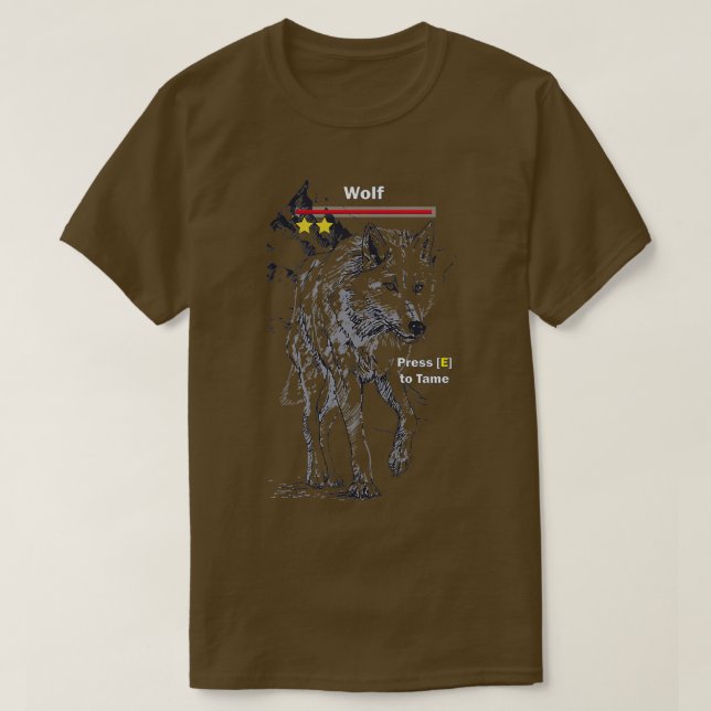 Valheim Varg T Shirt (Design framsida)