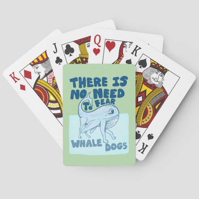 Valhund rolig varelse casinokort (Baksidan)