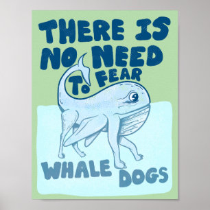 Valhund rolig varelse poster