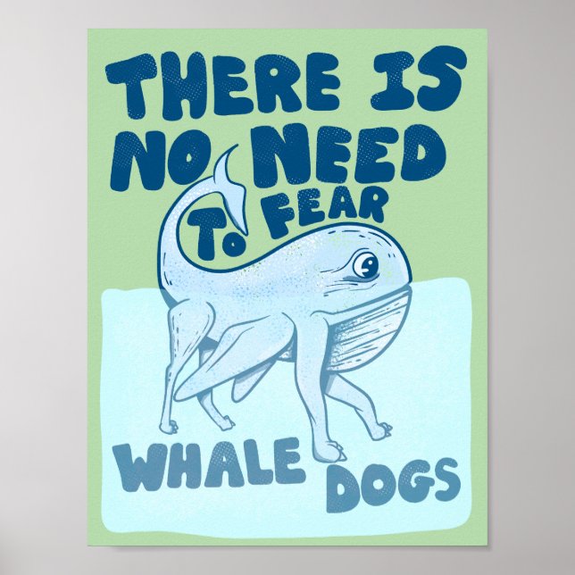 Valhund rolig varelse poster (Framsidan)
