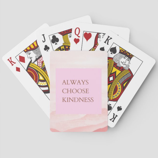 Välj alltid sinnesstämning i inspirationsofferten casinokort (Baksidan)