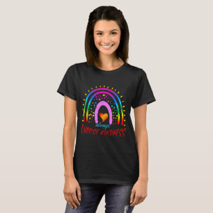 Välj alltid vänlighet regnbåge t shirt