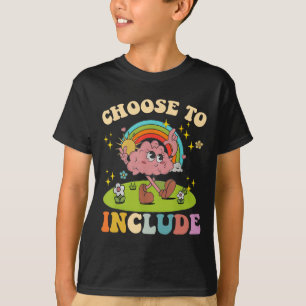 Välj att inkludera Autism-läraren för neurodiversi T Shirt