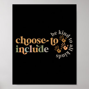 Välj att inkludera Speciell Lärarautism Poster