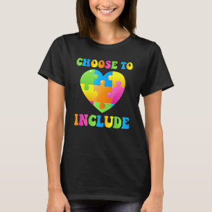 Välj att inkludera upplysningskurva om autism t shirt