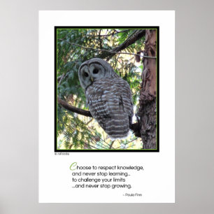 Välj att respektera kunskap..motiverande poster