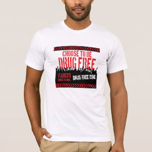 Välj att vara den fria drogen tee shirt