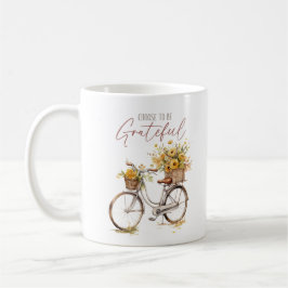 Välj att vara tacksam kaffemugg