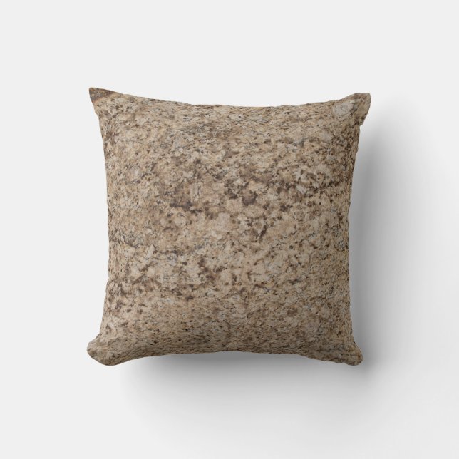 Välj bak färg i brunn i Tan Specklad Pillow Kudde (Framsida)