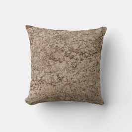 Välj bak färg i brunn i Tan Specklad Pillow Kudde