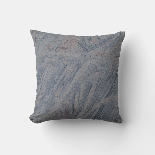 Välj Bakåt Färg.. Marble Pillow för grått Kudde (Framsida)
