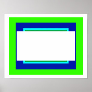 Välj Bakgrund Färg, lägg till bild i Ram Poster